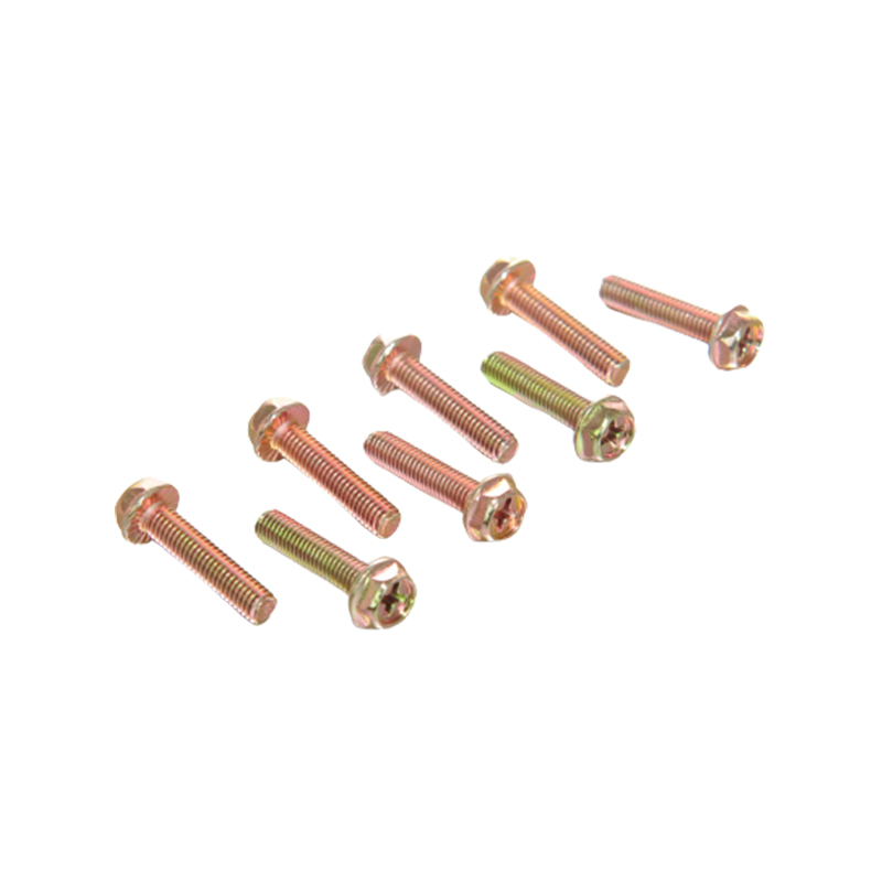 Scriúnna flange heicseagán cuasaithe cros