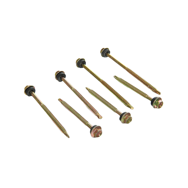 Flange heicseagánach le scriúnna féin-druileála ceap